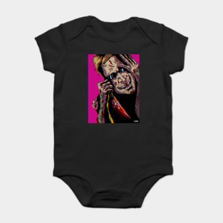 Victor Zsasz "Zombie World" portrait (digital) Baby Bodysuit